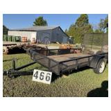 Single Axle Trailer 5ftx10ft unknown VIN Single Axle Trailer 5ftx10ft unknown VIN