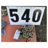 5/8in x 20 ft chain with hooks on ends