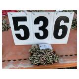 3/8in x 20 ft chain with hooks on ends
