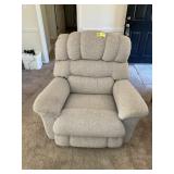 OVERSIZED LAZY BOY RECLINER, CLOTH