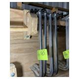 SET OF 4 ADJUSTABLE METAL CLAMPS 12X4 3/4