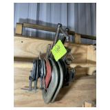 GROUP OF MISC C CLAMPS VARIOUS SIZES