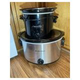 GROUP OF CROCK POTS