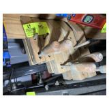 GROUP OF 6 WOODEN CLAMPS