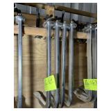 SET OF 4 ADJUSTABLE METAL CLAMPS 12X4 3/4