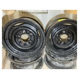 SET OF 4 5 LUG 15 IN WHEELS