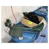 GROUP CONTAINING SHOOTING BAGS, BRASS CATCHER, CAL