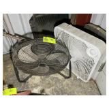 GROUP OF 2 FLOOR FANS