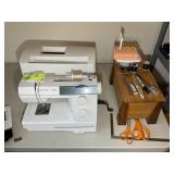 HUSQVARNA VIKING EMARALD 116 SEWING MACHINE AND SE