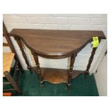 4 LEG ENTRY WAY TABLE, 36 IN X 14 IN X 29 IN, NO C