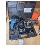 PORTER CABLE 19.2V DRILL AND FREUD ELECTRIC DRILL