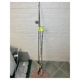 PAIR OF FISHING POLES, ONE SHAKESPEAR AND ONE SCIE