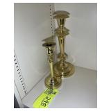 PAIR OF BALDWIN BRASS CANDLE STICKS