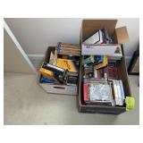 LARGE GROUP OF VHS TAPES, DVD