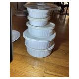 GROUP OF CORNING BAKING DISHES