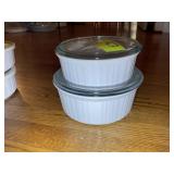 PAIR OF CORNING BAKING DISHES