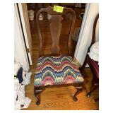 PAIR OF MAYCO UPHOLSTERY FINE DINING CHAIRS WITH Z