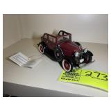 THE FRANKLIN MINT 1932 FORD CONVERTIBLE SADAN BONN