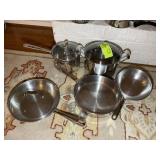 SET OF EMERIL POTS AND PANS
