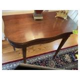 FEDERAL STYLE GATELEG FLIP TOP TABLE. 36 IN X 18 I