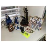 GROUP OF ASSORTED FIGURINES