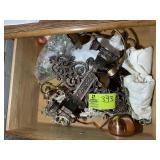 GROUP OF WALL HANGING CANDLE HOLDERS