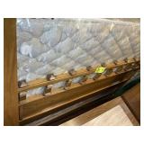 QUEEN SIZE BED, HEADBOARD, FOOTBOARD AND RAILS