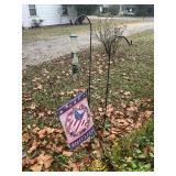 GROUP OF SHEPARDS HOOKS, YARD ART