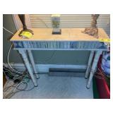 DECORATIVE ENTRY TABLE, 34 IN X 10 IN X 30.5, NO C