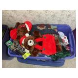 TOTE WITH MISC CHRISTMAS Dï¿½COR