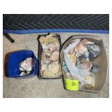 THREE BOXES OF MISC SEA SHELLS
