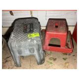 STEP STOOL WITH STORAGE AND ROLLING SEAT