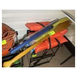 GROUP INCLUDING LIFE VESTS AND BOAT OARS