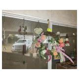 WREATHS AND WIND CHIMES, HANGING ITEMS