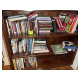 BOTTOM THREE SHELVES OF MISC BOOKS, VARIOUS TITLES