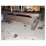 WOODEN COFFEE TABLE, 45 IN X 22 IN X 15 IN