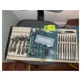 56 PIECES OF LUXURY STAINLESS FLATWARE