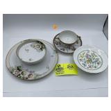 Antique T&V Limoges France Soup Cup and Saucer, Ha