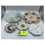 Rouen Faience Saucer, Horn of Abundance, Geo Marte