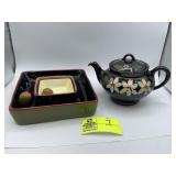 Floral Teapot by Royal Canadian and Mid Century Ch