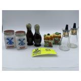 Vintage Cottage Salt and Pepper Shakers, Made in J