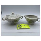 Theodore Haviland Apple Blossom Covered Sugar Dish