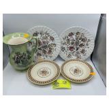 Staffordshire Bouquet Floral Plate by Johnson Brot