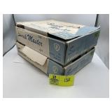 Group of 2 Federal Glass Company Snack Master Set,