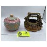McCoy Pottery Wishing Well Planter and a Sunglow G