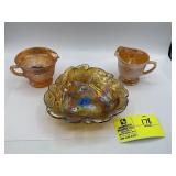 Vintage Indiana Glass Bowl, Federal Glass footed c