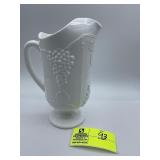 Colony Harvest Milk Glass Pitcher