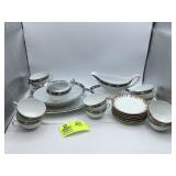 Franciscan Apple Tea Cups, Saucers, Spoon Rest,Tea