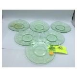 Anchor Hocking Cameo Green Bread and Butter Plate