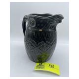 Antique Ohio Regional Pottery Pitcher with Rooster